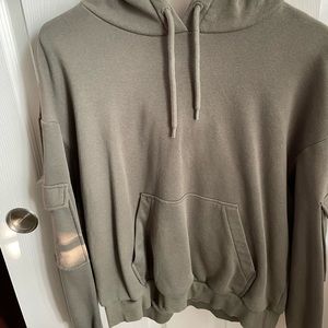 Divided | H&M | Girls Olive Green Cargo Pocket Hoodie | L